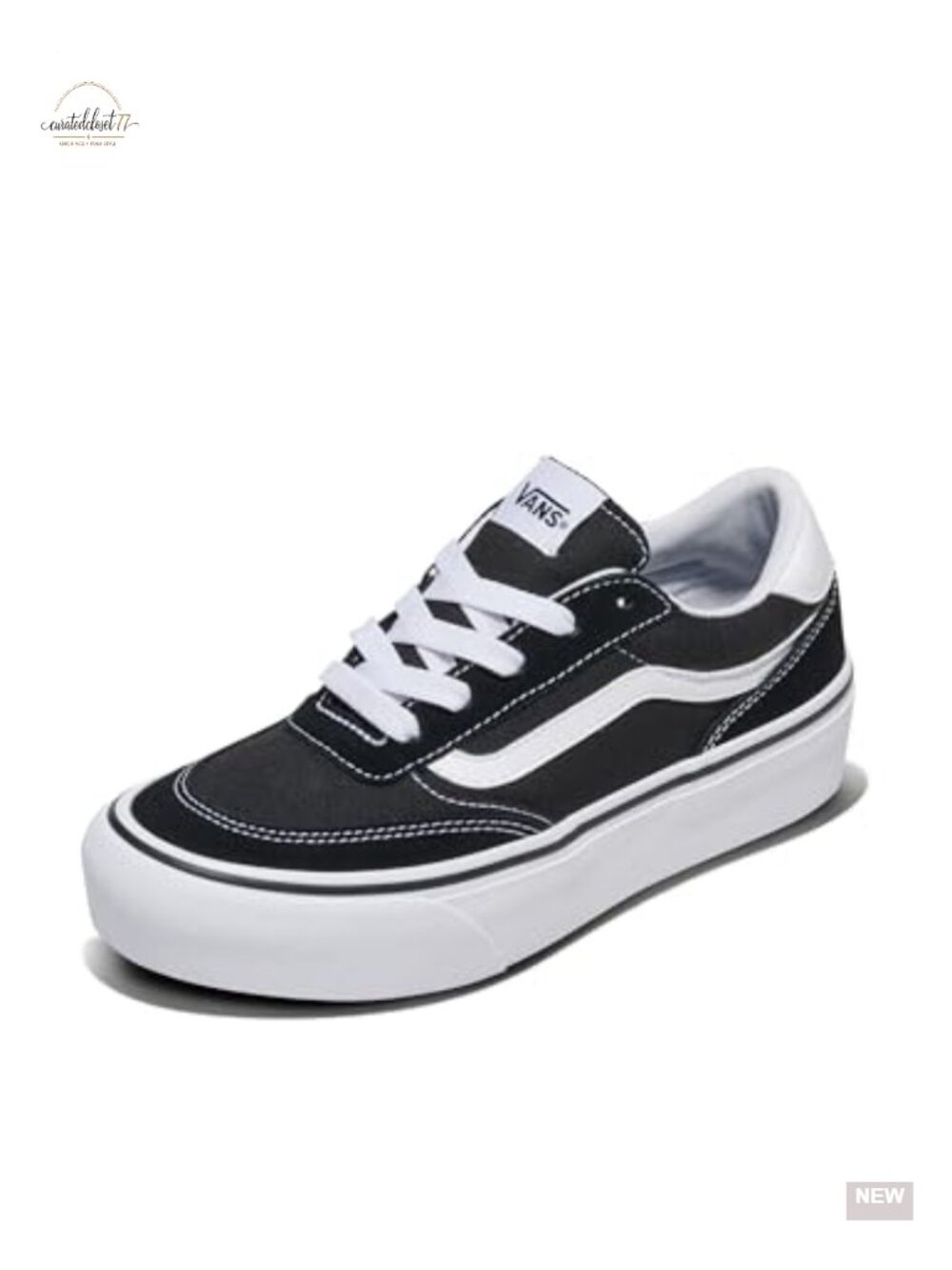 Platform Low Top Sneakers Suede Canvas Lace Up Casual Skate Shoes